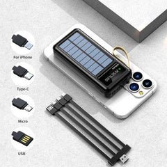 Baterie externa Solar KLGO KP-97 – 1000mAh, Încărcare Rapidă, Afișaj LED și Panou Solar Integrat