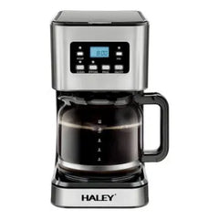 Aparat de Cafea HALEY 950W, 1.5L, LED Display, Anti-Drip, Brewing Inteligent, Inox, Control Temperatură Precis