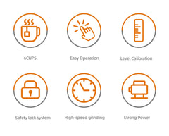 Aparat de Cafea HALEY HY-2808 – 800W, 1.25L, 12 Căni, Sistem de Siguranță, Operare Ușoară