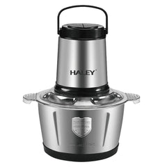 Tocător de alimente HALEY HY-1225 – Putere de 500W și vas de 2L din inox pentru tocare rapidă și eficientă