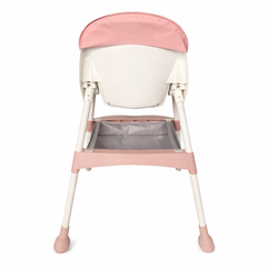 Scaun de masă pentru bebeluși KIDOO KD-44, Roz, cu centură de siguranță în 5 puncte