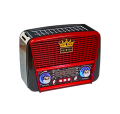 Radio Portabil Golon RX-BT455S cu Bluetooth, USB/SD, Panou Solar și Lanternă