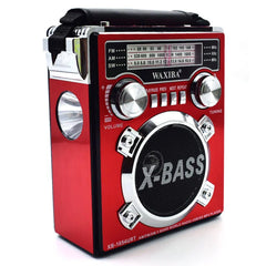 Radio Portabil AM/FM/SW cu Bluetooth, MP3, USB/TF și Lanternă