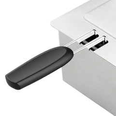 Friteuza Electrica HALEY HY-2504 cu Capacitate de 3L, Termostat Reglabil si Design din Otel Inoxidabil