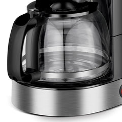 Aparat de Cafea HALEY HY-2808 – 800W, 1.25L, 12 Căni, Sistem de Siguranță, Operare Ușoară