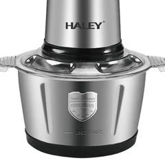 Tocător de alimente HALEY HY-1225 – Putere de 500W și vas de 2L din inox pentru tocare rapidă și eficientă
