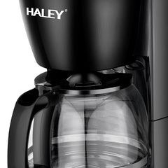 Aparat de Cafea HALEY HY-2808 – 800W, 1.25L, 12 Căni, Sistem de Siguranță, Operare Ușoară