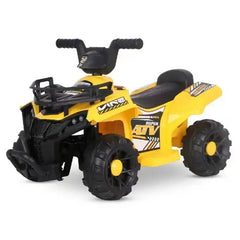 ATV PowerKid 6V – Aventură Electrică pentru Micii Șoferi (2–6 ani, 3–5 km/h) Galben