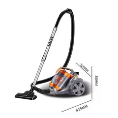 Aspirator portabil HALEY, cu aspirație mare, 4 litri, 3000W, cu saci, Portocaliu/Gri