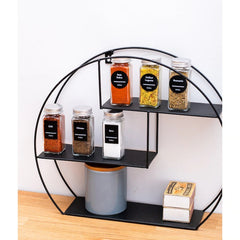 Set 24 Sticluțe Condimente AT PERFORMANCE® – Sticlă cu Capac Aluminiu, Etichete RO, Palnie, Marker și Periuță