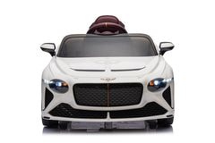 Mașinuță electrică copii Bentley Bacalar oficial licentiat, Kidoo, 12V, 2 motoare, telecomandă 2.4G, LED, USB, Bluetooth, 3-8 ani