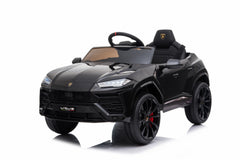 Mașinuță electrică Lamborghini Urus oficial licentiata, KIDOO, 37–96 luni, 12V 4.5Ah, 2 motoare 25W, telecomandă 2.4G, volan multifuncțional cu muzică, MP3, USB, TF, FM Radio, 105×65×52 cm