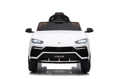 Mașinuță electrică Lamborghini Urus oficial licentiata, KIDOO, 37–96 luni, 12V 4.5Ah, 2 motoare 25W, telecomandă 2.4G, volan multifuncțional cu muzică, MP3, USB, TF, FM Radio, 105×65×52 cm