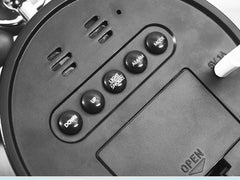 Ceas Digital AT PERFORMANCE®, de Masa sau Perete, cu Alarma, Snooze, Lumina LED, Mod Noapte, Control vocal, USB - Roz.