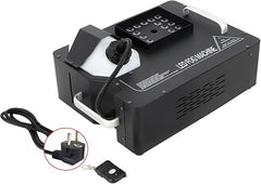 Mașină de Fum Verticală AT PERFORMANCE® 1500W cu 24 LED-uri RGB, Control DMX & Wireless, Efecte Luminoase pentru Scenă, DJ, Evenimente – 3L Capacitate