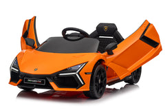 Lamborghini Revuelto – Mașinuță electrică oficial licențiată pentru copii (12V, 2 motoare de 390)