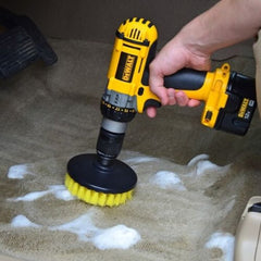 Set 3 Perii Rotative din Plastic Echo AT PERFORMANCE®, de Curatat Suprafete, Covoare, cu Adaptor, Diferite Marimi, Pentru Bormasina, Autofiletanta sau Masina de Gaurit