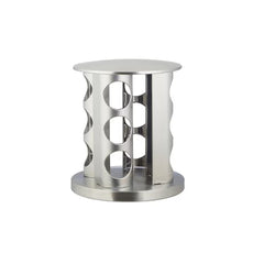 Set 12 recipiente condimente cu suport rotativ,inox