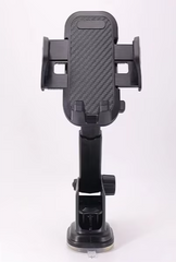 Suport auto universal pentru telefon, 360 de grade, One hand, Ventuza cu adeziv, parpriz sau bord, spatiu pentru cablu alimentare telefon