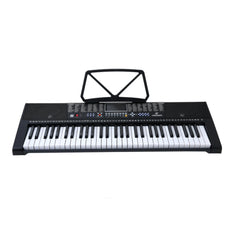 Orga electronica AT PERFORMANCE®, 61 de clape luminate Led MK-2108, Functii invatare, redare USB si Jack, Inregistrare.