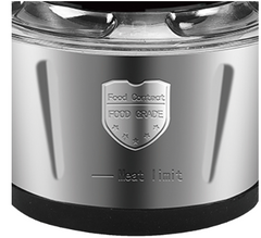 Tocator Universal Electric HY-1220 pentru Carne si Legume, Capacitate 2L, Bol Inox, 4 Lame Premium din Otel Inoxidabil, Motor Puternic 500W
