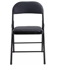 Scaun pliant Grunberg, Negru, cadru negru , Z28