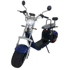 Scuter Electric 2 Persoane, Viteză Limitată 25 km/h – Fără Permis, Motor 1500W, Baterie 20Ah, Suspensie Hidraulică, COC Inclus