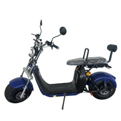 Scuter Electric 2 Persoane, Viteză Limitată 25 km/h – Fără Permis, Motor 1500W, Baterie 20Ah, Suspensie Hidraulică, COC Inclus