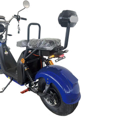 Scuter Electric 2 Persoane, Viteză Limitată 25 km/h – Fără Permis, Motor 1500W, Baterie 20Ah, Suspensie Hidraulică, COC Inclus