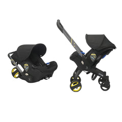 Căruciorul 2 în 1 KIDOO pentru Nou-Născuți– scaun auto & cărucior, sigur, ergonomic, elegant, perfect pentru bebeluși 0-18 luni, 0-13 kg