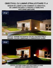 Cameră Supraveghere WiFi cu 3 Camere AT PERFORMANCE® – 15MP 8K, PTZ, Audio, Alarmă, Exterior, IP66