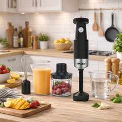 Blender Vertical Profesional HALEY HY-1132 – 1200W, Set Complet 4 în 1