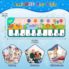 Covoraș Muzical Educativ pentru Copii – Pian Interactiv cu Sunete și Lumini