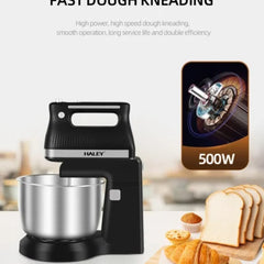 Mixer de mână Haley HY-1660 – 5 trepte de viteză și funcție turbo pentru preparate perfecte