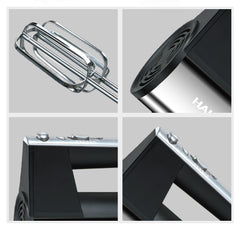 Mixer de Mână din Inox HALEY 500W – 5 viteze, silențios, motor puternic, accesorii incluse