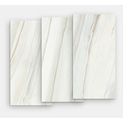 Set 10x Tapet Marmura, AT PERFORMANCE®, suprafata acoperire 1.8 mp, autoadeziv, waterproof, usor de montat, design modern, 30x60 cm, alb linii