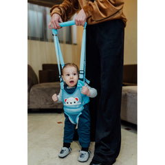 Ham Bebe cu Suport Tip Chilot Detasabil, At Performance, Premergator, Asistare Mers, Varsta 6-24 luni, Ursulet, Bumbac, Plasa, Ergonomic si sigur