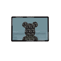 Covor de baie antiderapant, At Performance, Substrat absorbant si uscare rapida, Usor de curatat, Dimensiuni 40 x 60 cm, Calitate Premium, Albastru