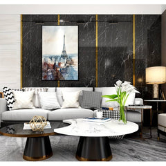 Rola tapet modern, imitatie de marmura At Performance rezistent, la apa, compact, autoadeziv, 60cmx 300 m, Negru