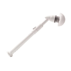 Set perie de curatere electrica, portabil, 4 capete interschimbabile, gri / alb