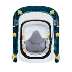 Premergator educational 3 in 1 pentru copii, functie de masuta, premergator si Antemergator Alb/Visiniu