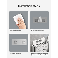 Cos de rufe pliabil, AT PERFORMANCE®, cu manere