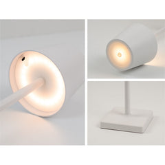 Lampa de masa, At Performance, led reincarcabila cu 3 temperaturi de culoare cald/rece/neutru, 38 cm x10 cm, culoare Alb