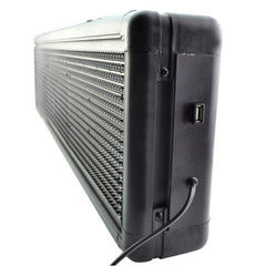 Reclama Luminoasa AT PERFORMANCE 100*20 cm, LED ALB, Cod QR, Vizualizare 120°, Wi-Fi