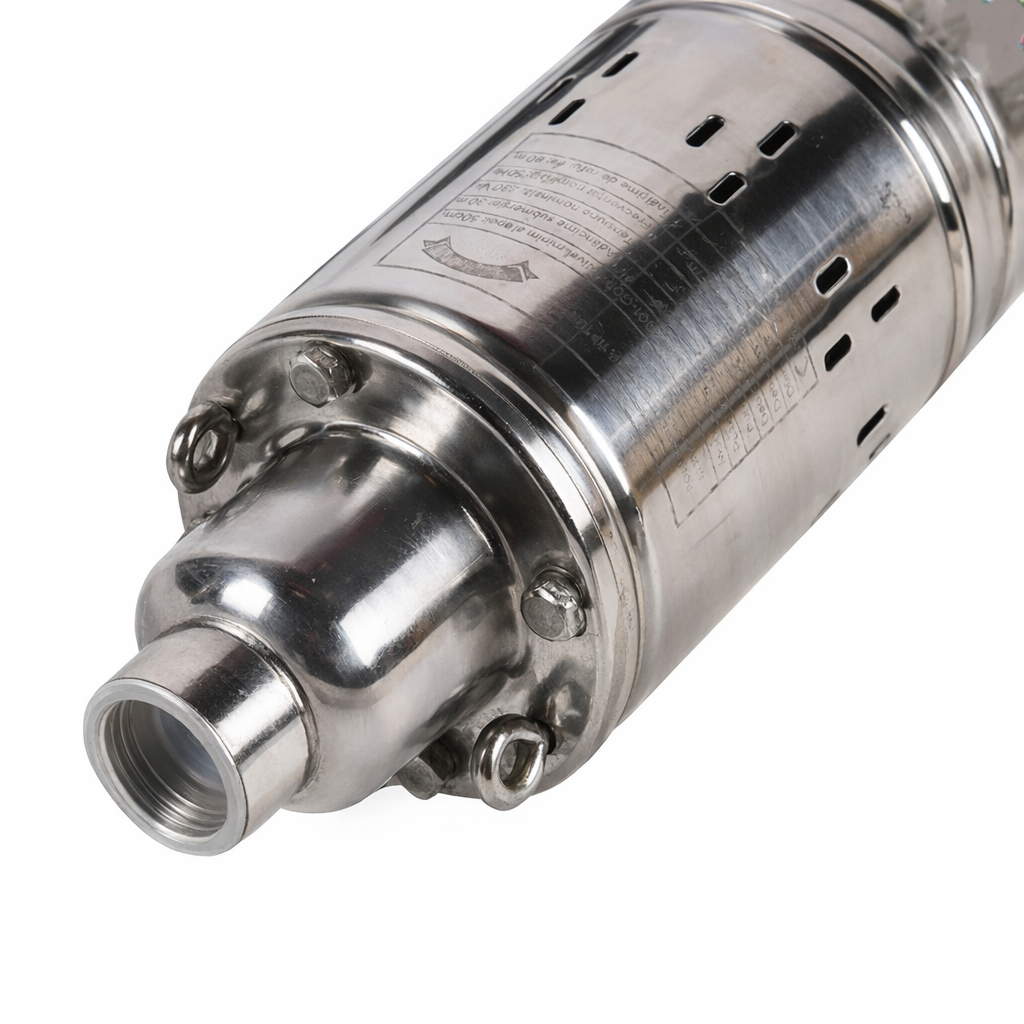Pompă Submersibilă Apă AT-2038, 1100W, 1.5HP, Debit 3.6 m³/h, Adâncime 120m, Inox