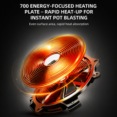 Aparat pentru Popcorn HALEY® HY-6202, 700W, 60g, Tehnologie cu Aer Cald, Fără Ulei, Popcorn în 3 Minute