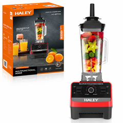 Blender Multifuncțional HALEY HY-2704, 4800W, 15 Viteze, Vas 2.5L, Funcție Pulse, Lame din Oțel Inoxidabil, Zdrobire Gheață