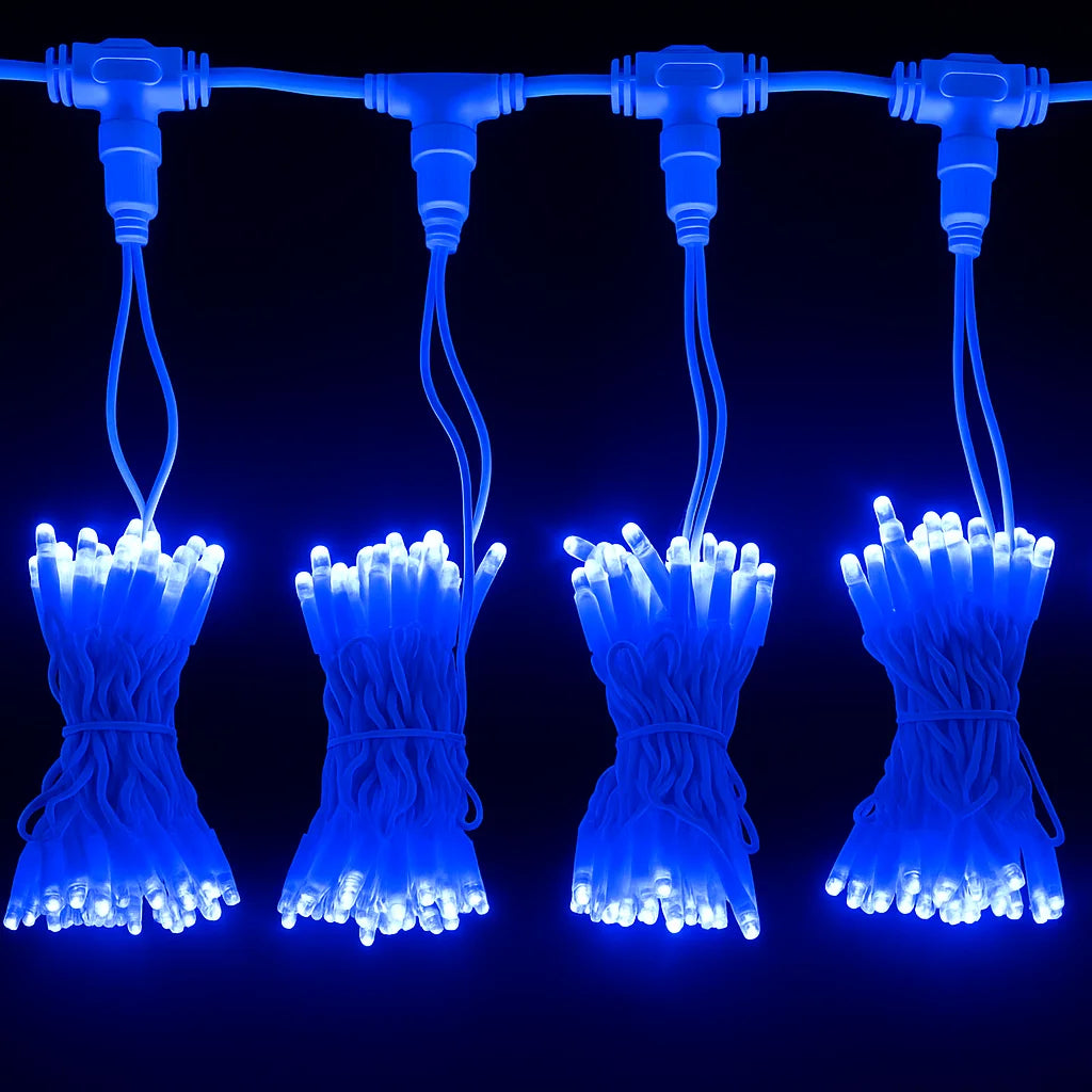 Instalație luminoasă tip perdea AT Performance 3x2M, 240 LED, IP65, efect curgere