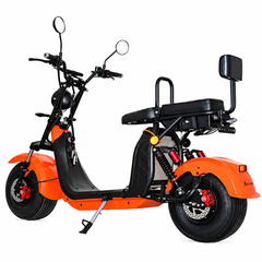 Scuter Electric 2 Persoane, Viteză Limitată 25 km/h – Fără Permis,  Motor 1500W, Baterie 20Ah, Suspensie Hidraulică, COC Inclus