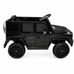 Mașină Electrică pentru Copii Tip SUV 4x4 Premium, Design Inspirat Mercedes G-Class AMG, 12V, Lumini LED, Muzică, Negru